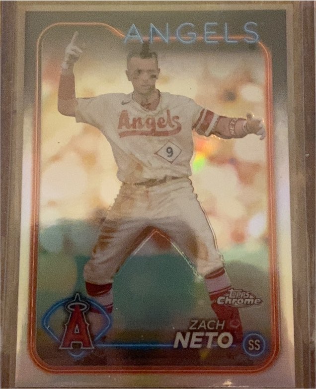 2024 Topps Chrome #123 Zach Neto — front