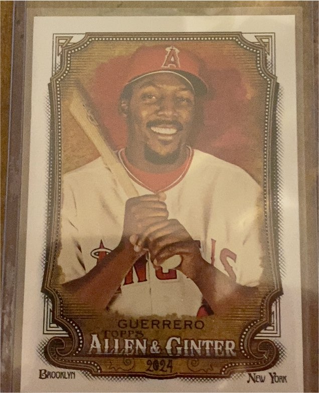 2024 Topps Allen & Ginter #180 Vladimir Guerrero — front