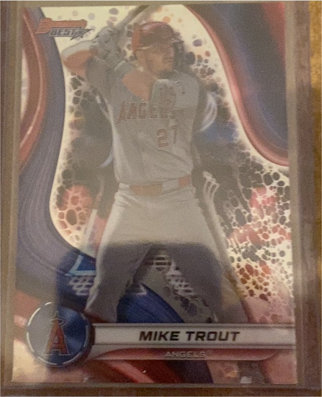 2024 Bowman's Best #20 Mike Trout — front