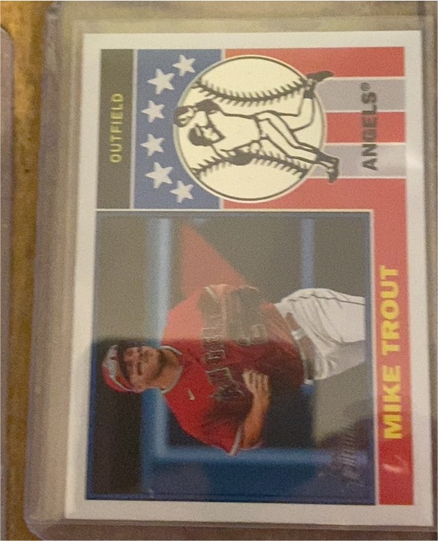 2025 Topps Heritage #76PI-12 Mike Trout 1976 Player Icons — front