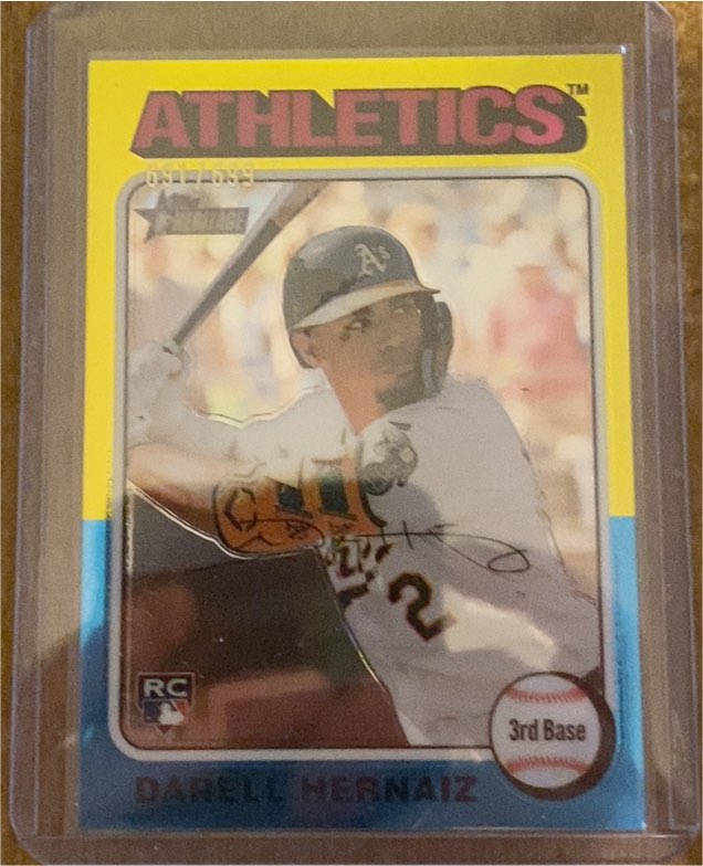 2024 Topps Heritage High Number #670 Darell Hernaiz — front