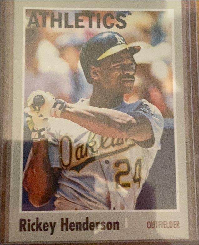 2024 Topps Archives #113 Rickey Henderson — front