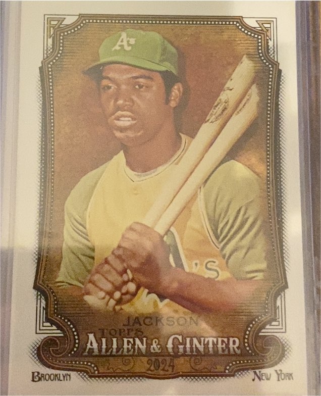 2024 Topps Allen & Ginter #226 Reggie Jackson — front