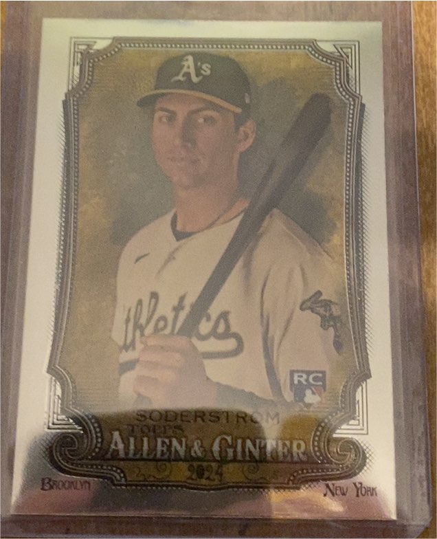 2024 Topps Allen & Ginter #35 Tyler Soderstrom — front
