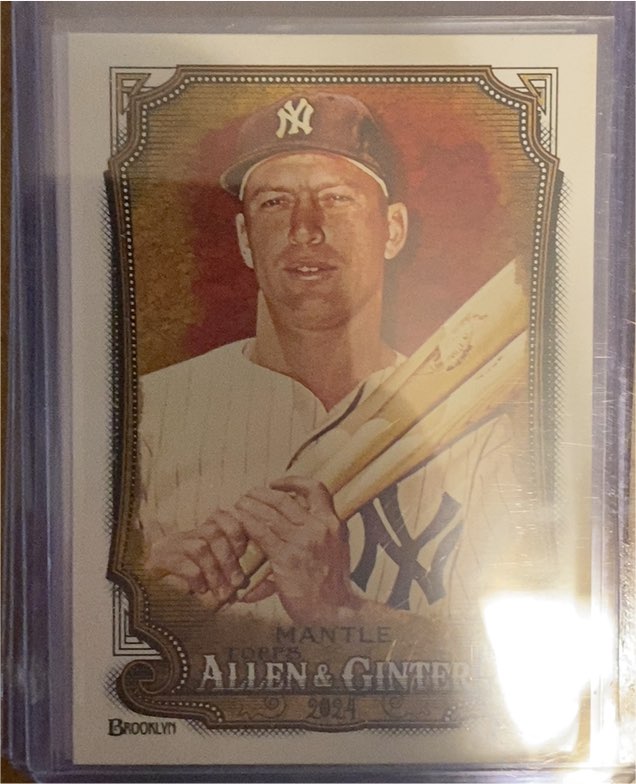 2024 Topps Allen & Ginter #142 Mickey Mantle — front