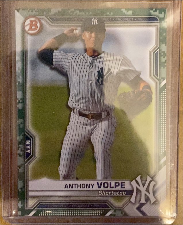 2021 Bowman Prospects #BP-85 Anthony Volpe — front