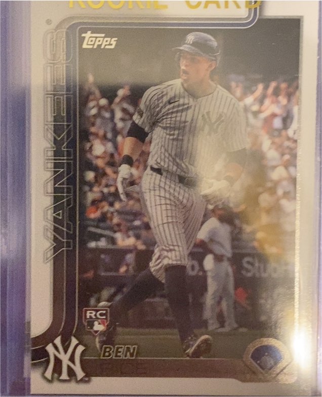 2025 Topps #337 Ben Rice — front