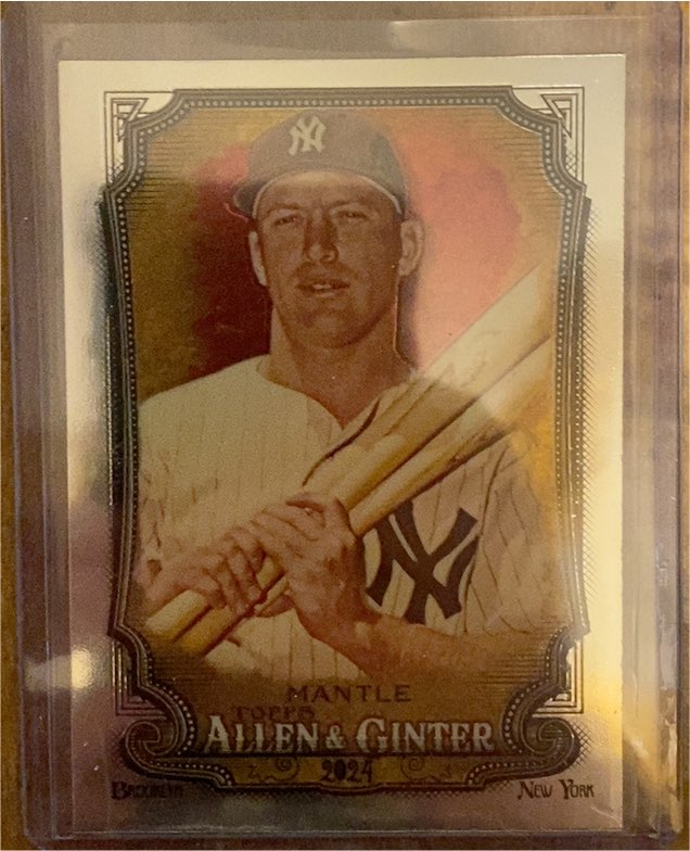 2024 Topps Allen & Ginter #142 Mickey Mantle — front