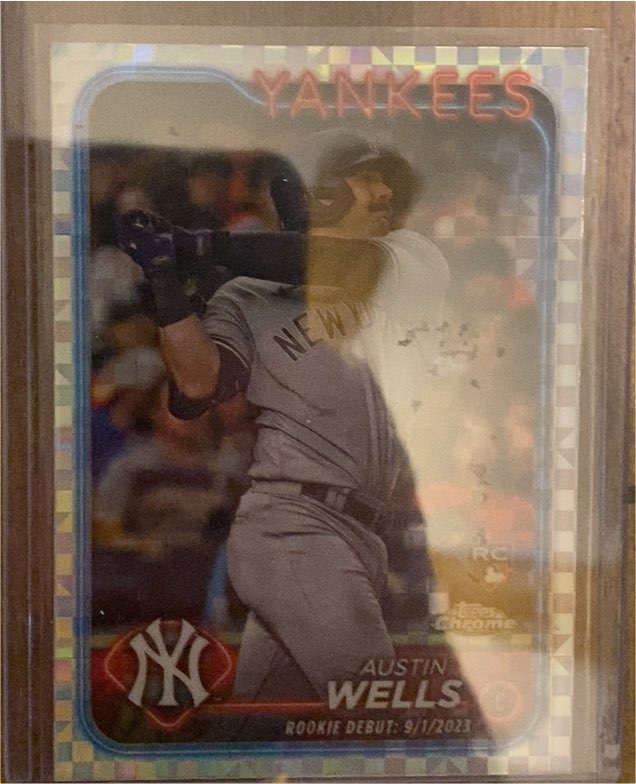 2024 Topps Chrome Update #USC197 Austin Wells — front