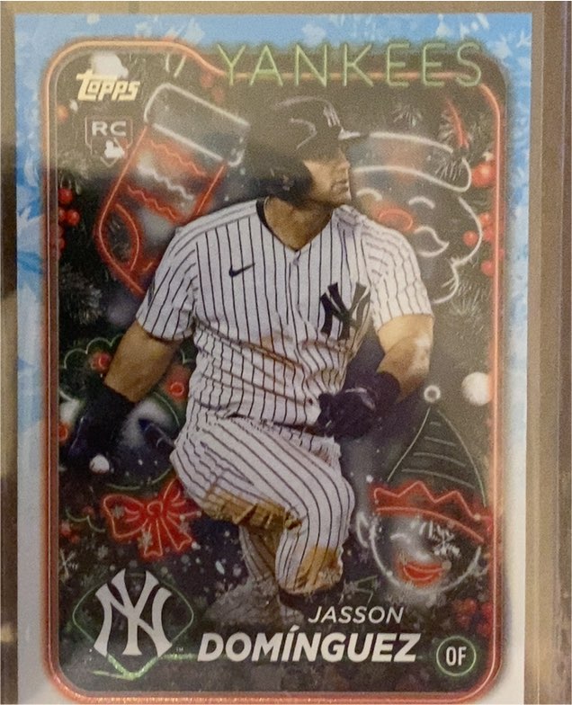 2024 Topps Holiday #H75 Jasson Domínguez — front