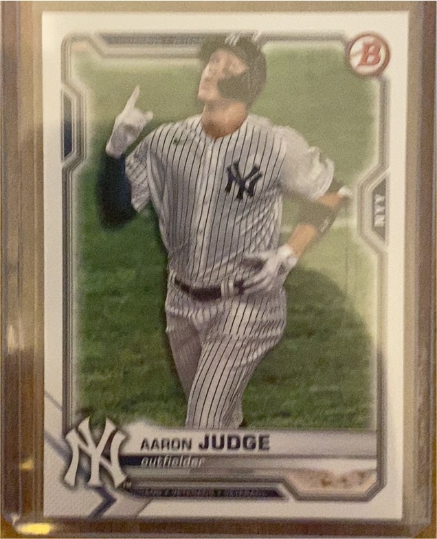 2021 Bowman #74 Aaron Judge — front