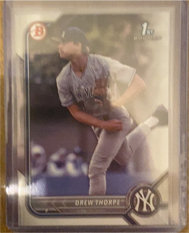 2022 Bowman Draft #BD-25 Drew Thorpe — front