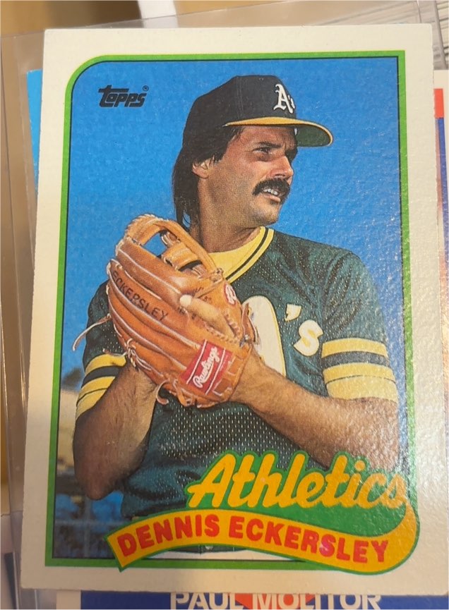 1989 Topps #370 Dennis Eckersley — front