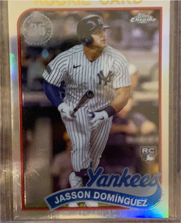 2024 Topps Chrome 1989 Topps #89CB-12 Jasson Dominguez — front