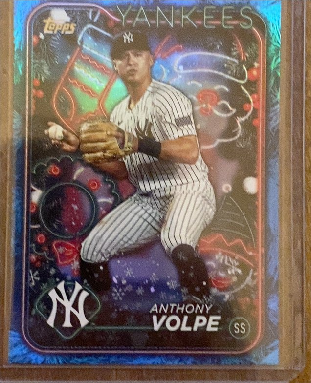 2024 Topps Holiday #H24 Anthony Volpe — front