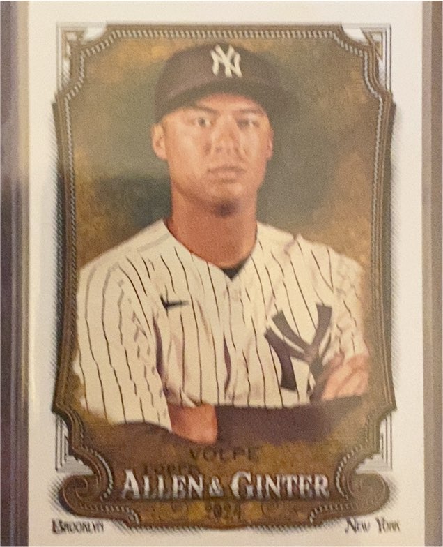 2024 Topps Allen & Ginter #11 Anthony Volpe — front