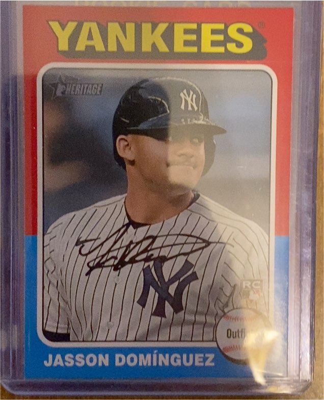 2024 Topps Heritage #399 Jasson Domínguez — front