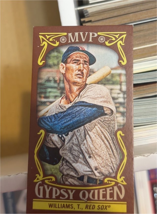 2016 Topps Gypsy Queen MVP Mini #MVPM-TW Ted Williams — front