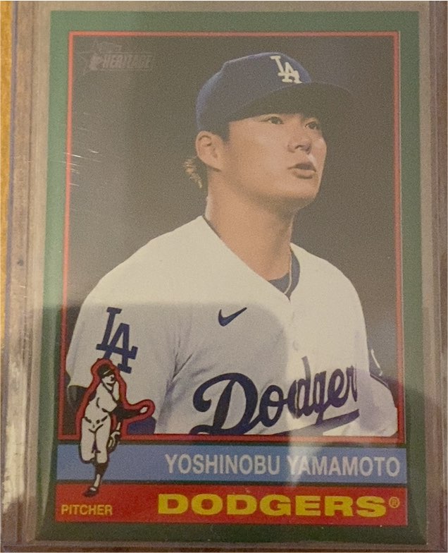 2025 Topps Heritage #172 Yoshinobu Yamamoto — front