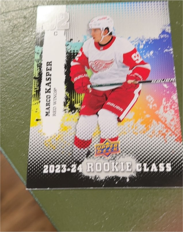 2023-24 Upper Deck Series 1 Rookie Class Marco Kasper #CC-3 — front