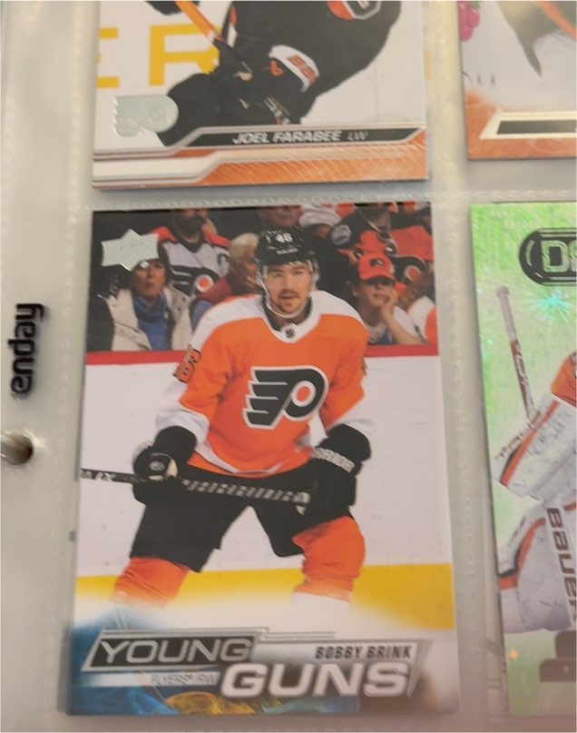 2022-23 Upper Deck Young Guns #227 Bobby Brink — front