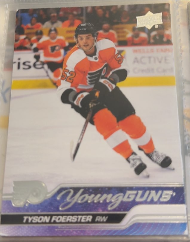 2023-24 Upper Deck Series 1 #225 Tyson Foerster — front