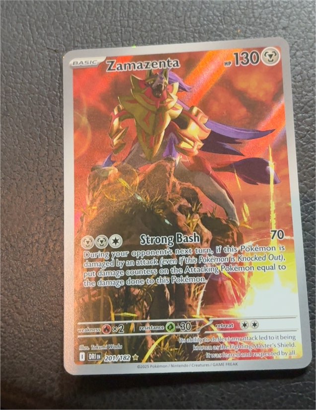 2025 Pokémon #201 Zamazenta — front