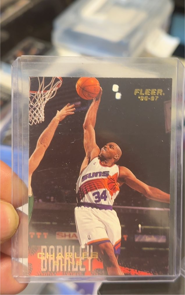 1996 Fleer #85 Charles Barkley — front