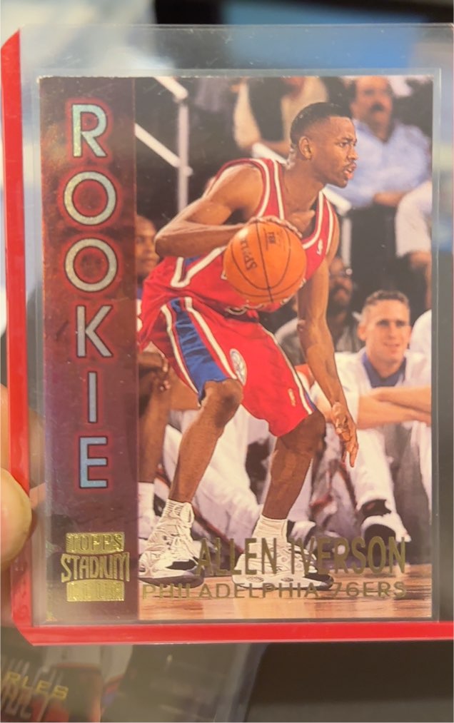1996-97 Topps Stadium Club Rookies Series 2 #R16 Allen Iverson — front
