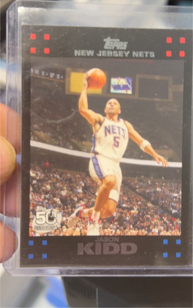 2007-08 Topps #5 Jason Kidd — front