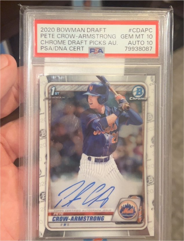2020 Bowman Draft #CDAPC Pete Crow-Armstrong — front