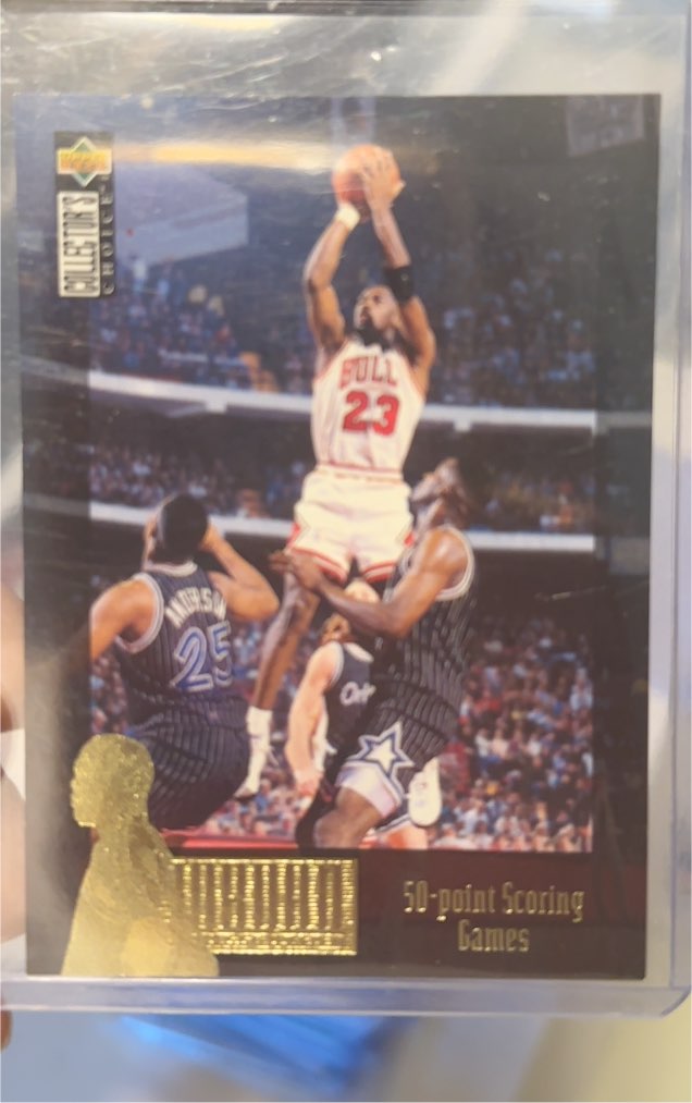 1995-96 Upper Deck Collector's Choice #JC10 Michael Jordan The Jordan Collection — front
