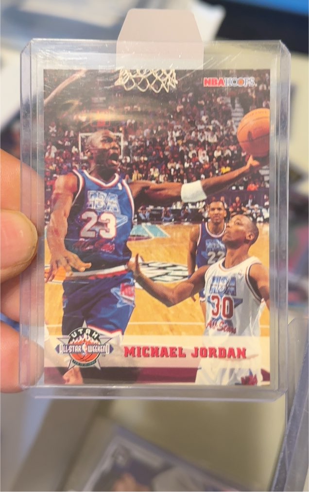1993-94 NBA Hoops #257 Michael Jordan All-Star Weekend — front