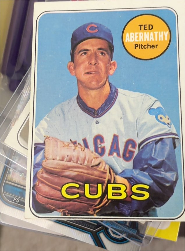 1969 Topps #483 Ted Abernathy — front