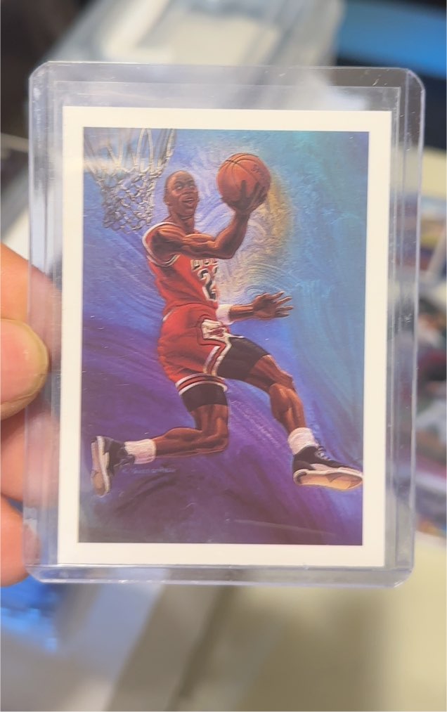 1990 NBA Hoops #358 Michael Jordan — front