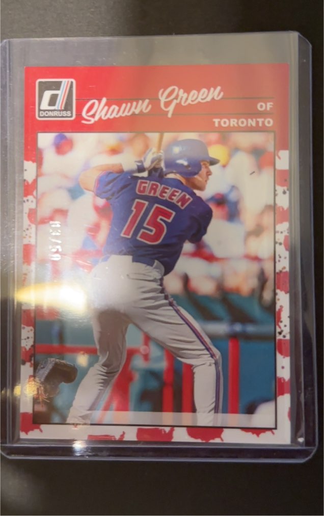 1990 Donruss #531 Shawn Green — front