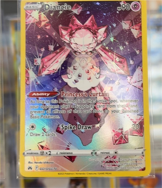 2023 Crown Zenith: Galarian Gallery #GG13 Diancie — front