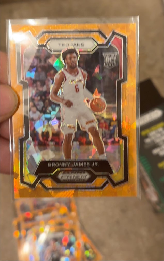 2024 Panini Prizm Draft Picks #86 Bronny James Jr. — front