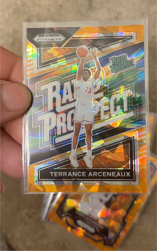 2024 Panini Prizm Draft Picks #3 Terrance Arceneaux Rated Prospect — front
