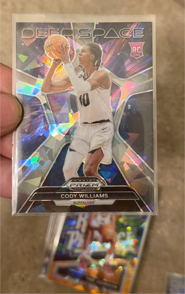 2024 Panini Prizm Draft Picks Deep Space Cody Williams Rookie — front
