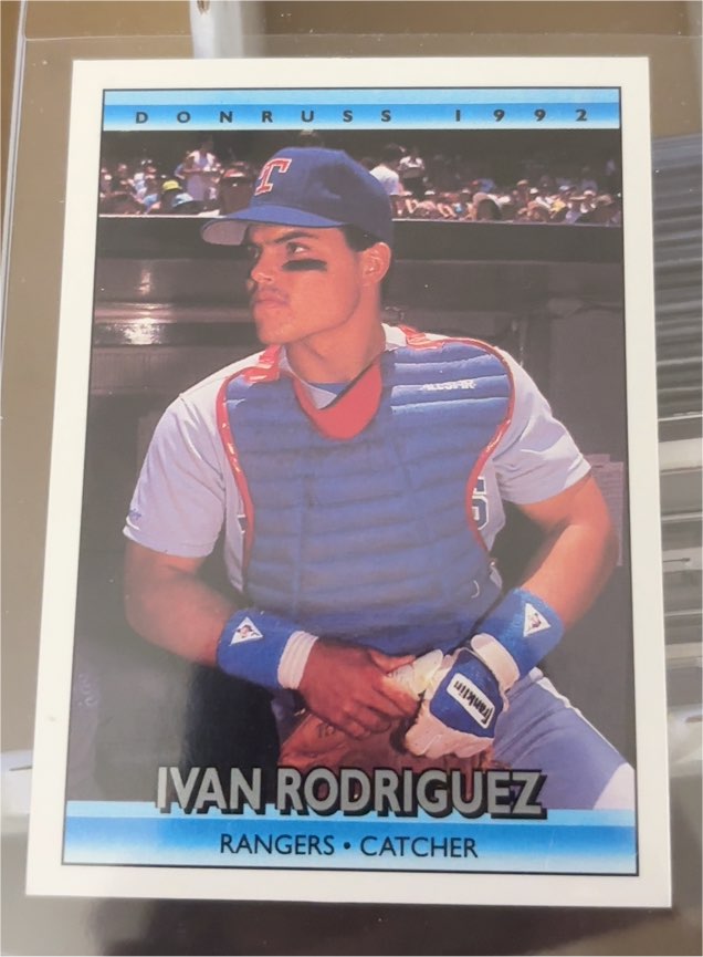 1992 Donruss #289 Ivan Rodriguez — front