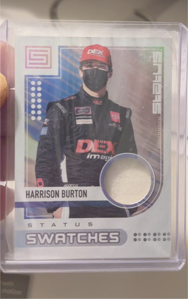 2021 Panini Chronicles Status Swatches #SS-HB Harrison Burton — front