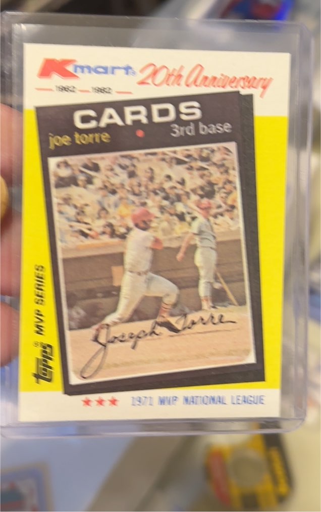1982 Topps Kmart 20th Anniversary #20 Joe Torre — front