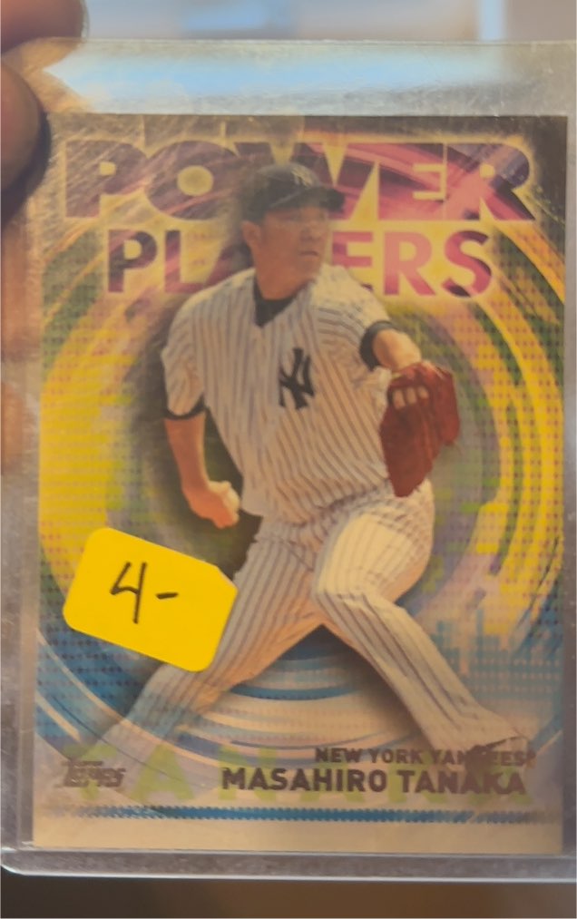 2014 Topps Update Power Players #PPA-MTA Masahiro Tanaka — front