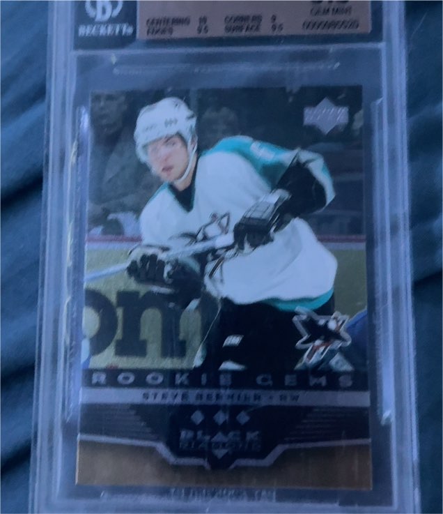 2005-06 Upper Deck Black Diamond #274 Steve Bernier Rookie Gems — front