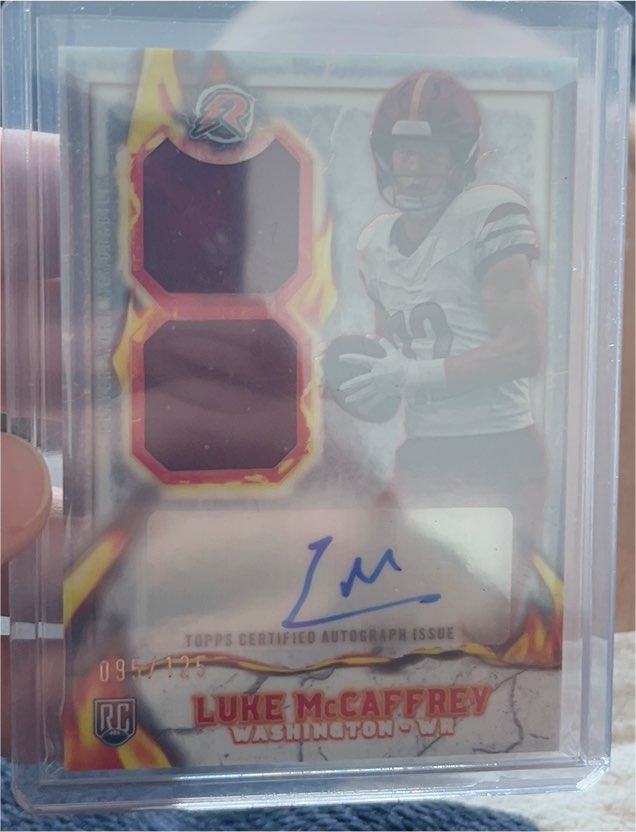 2024 Topps Resurgence #09 Luke McCaffrey — front