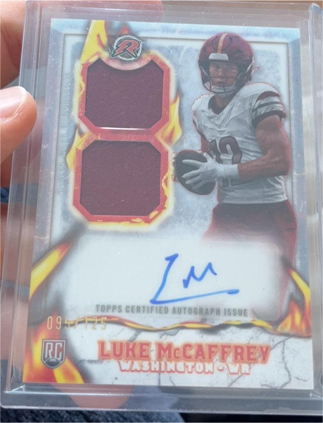 2024 Topps Resurgence #09 Luke McCaffrey — front