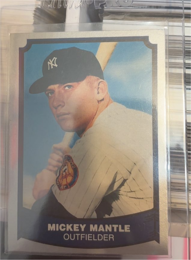 1988 Pacific Baseball Legends #7 Mickey Mantle — front