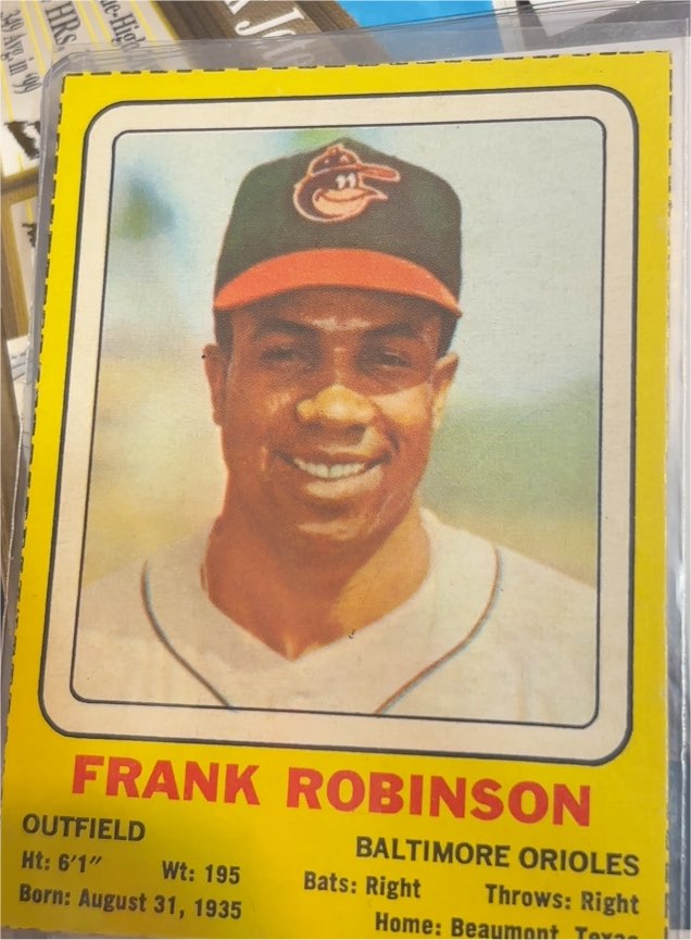 1970 Transogram Frank Robinson — front