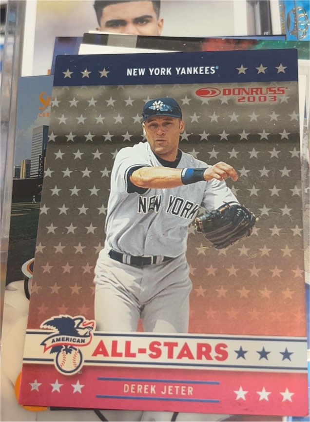 2003 Donruss All-Stars #4 Derek Jeter — front